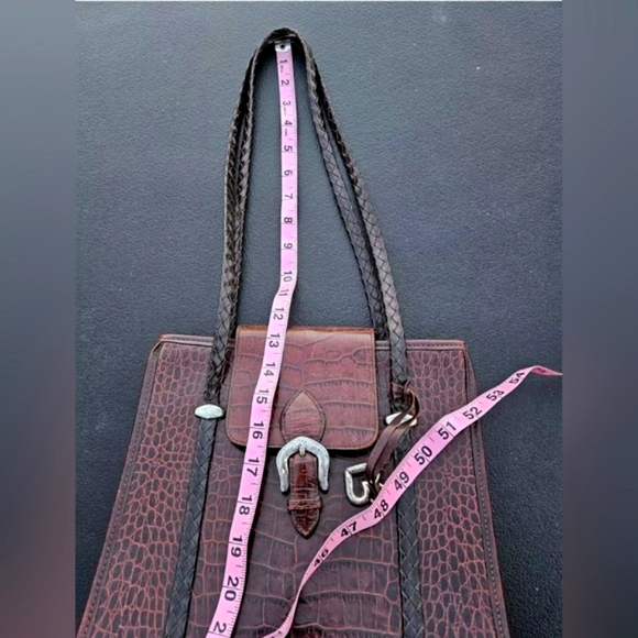 Brighten Unique Vintage Featured in Ad Inserts Leather Luxury Purse Bag Tote Set - Picture 6 of 16